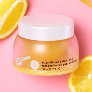 NIB Yuzu Vitamin C Sleep Mask - Saturday Skin
